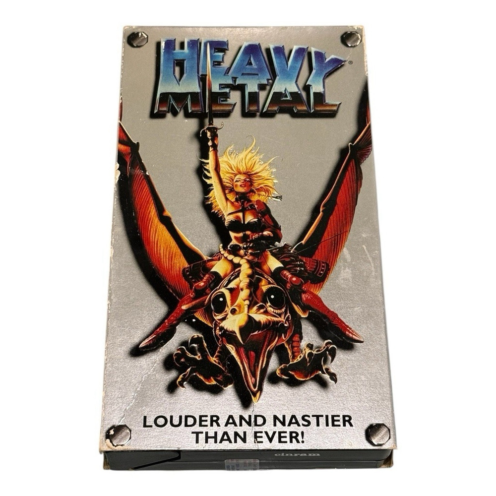 Heavy Metal 1981 Movie VHS Cassette Tape THX Digitally Mastered 90mins Vintage